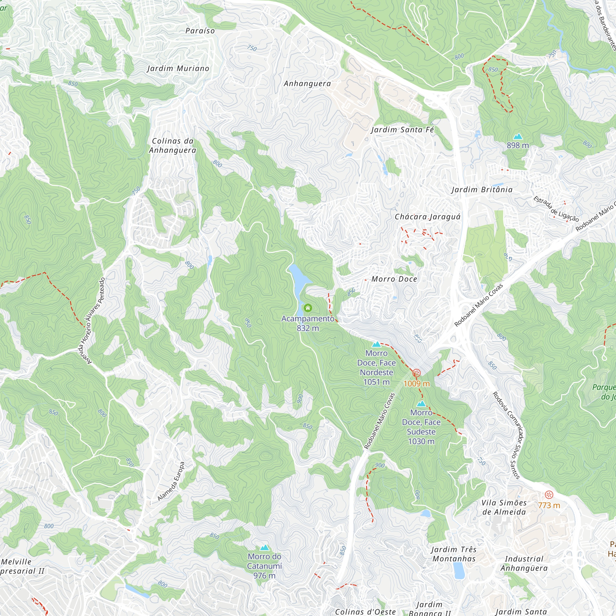 Acampamento map