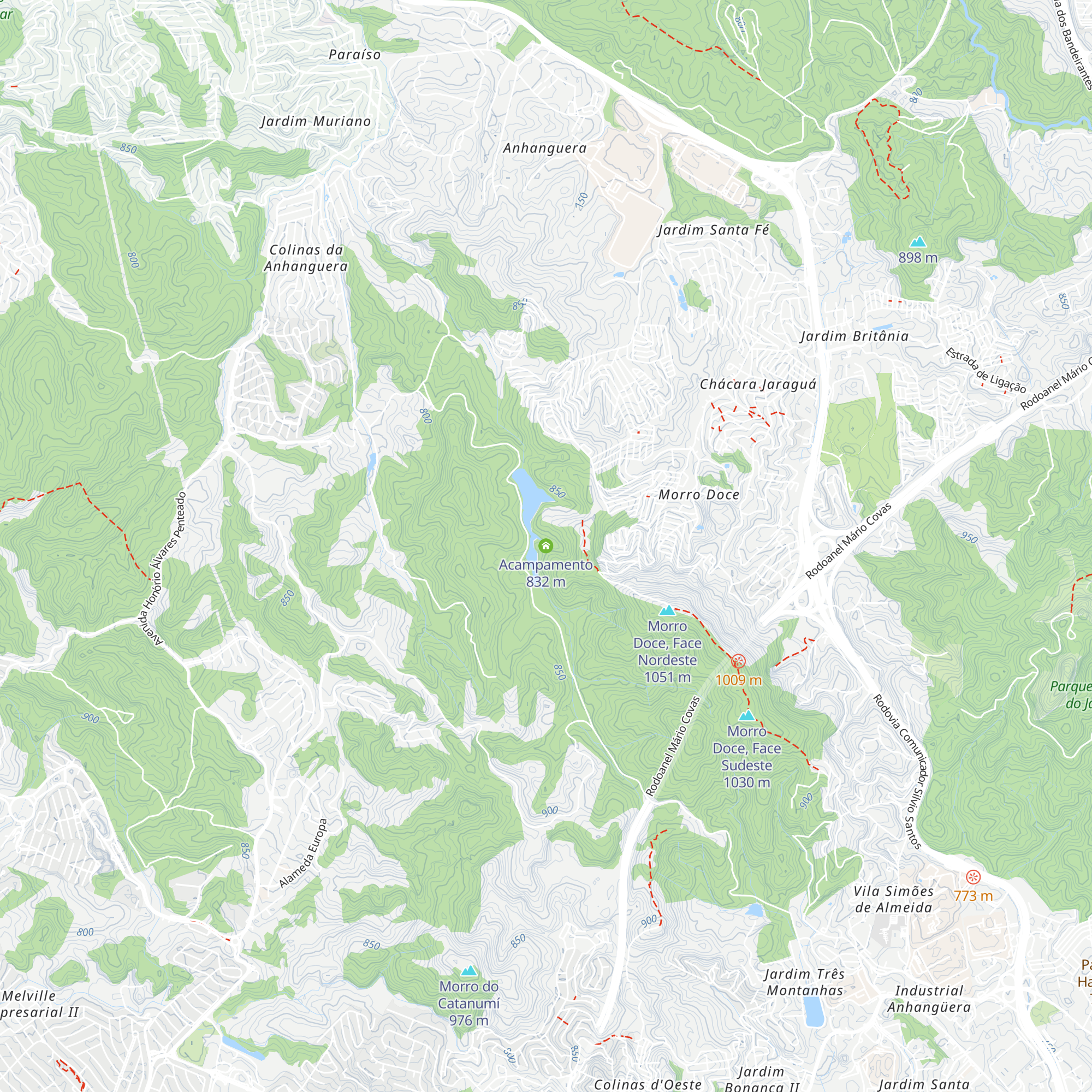 Acampamento map