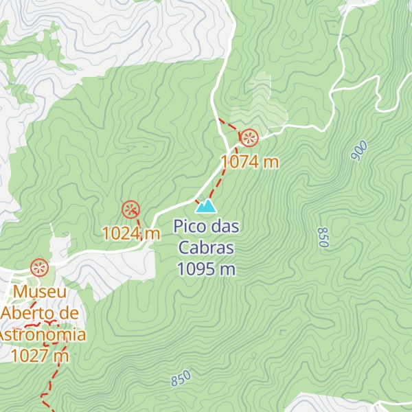Map of Pico das Cabras