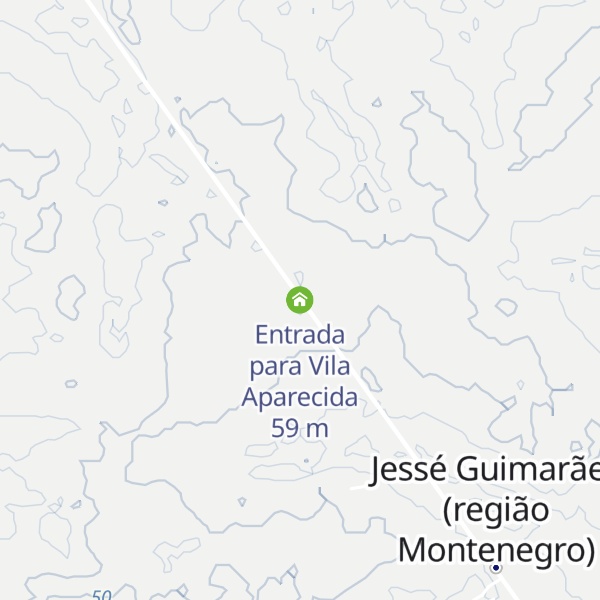 Map of Entrada para Vila Aparecida