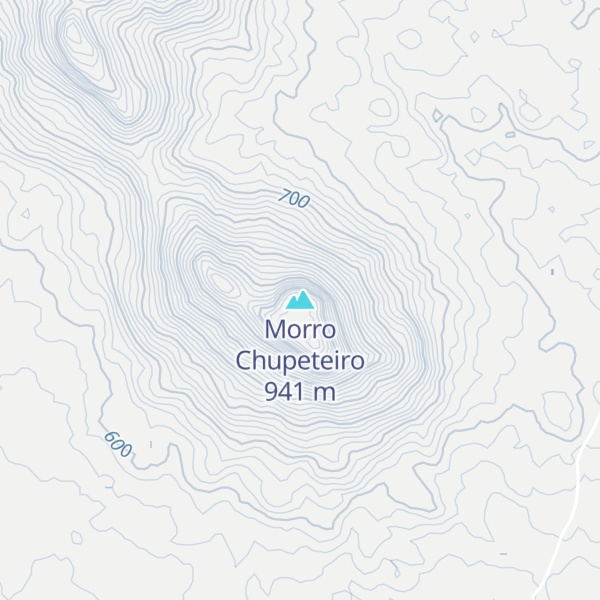 Map of Morro Chupeteiro