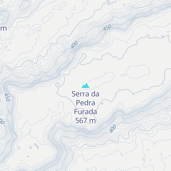 Map of Serra da Pedra Furada