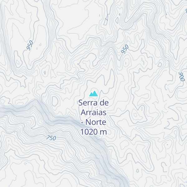 Map of Serra de Arraias - Norte