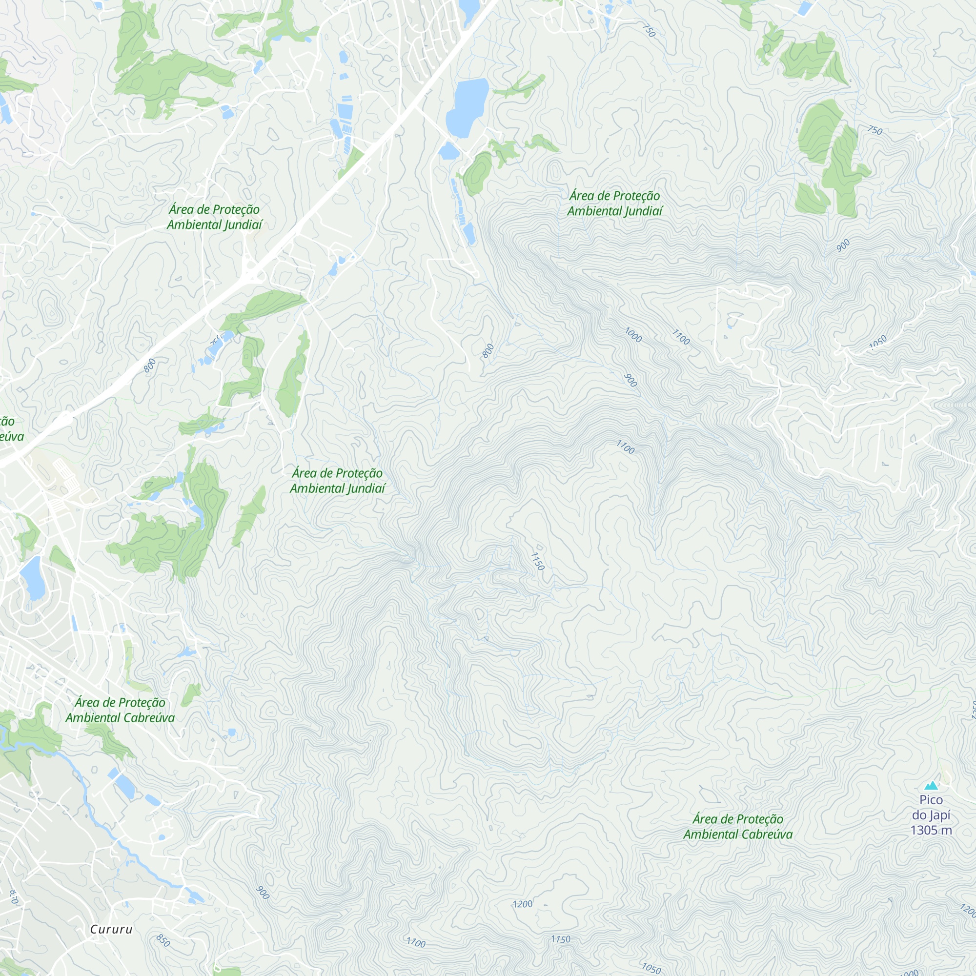 Cabana Serra do Japi map