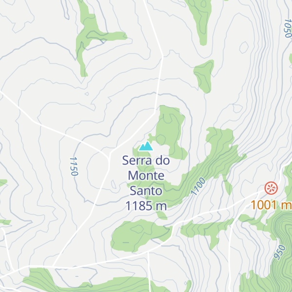 Map of Serra do Monte Santo