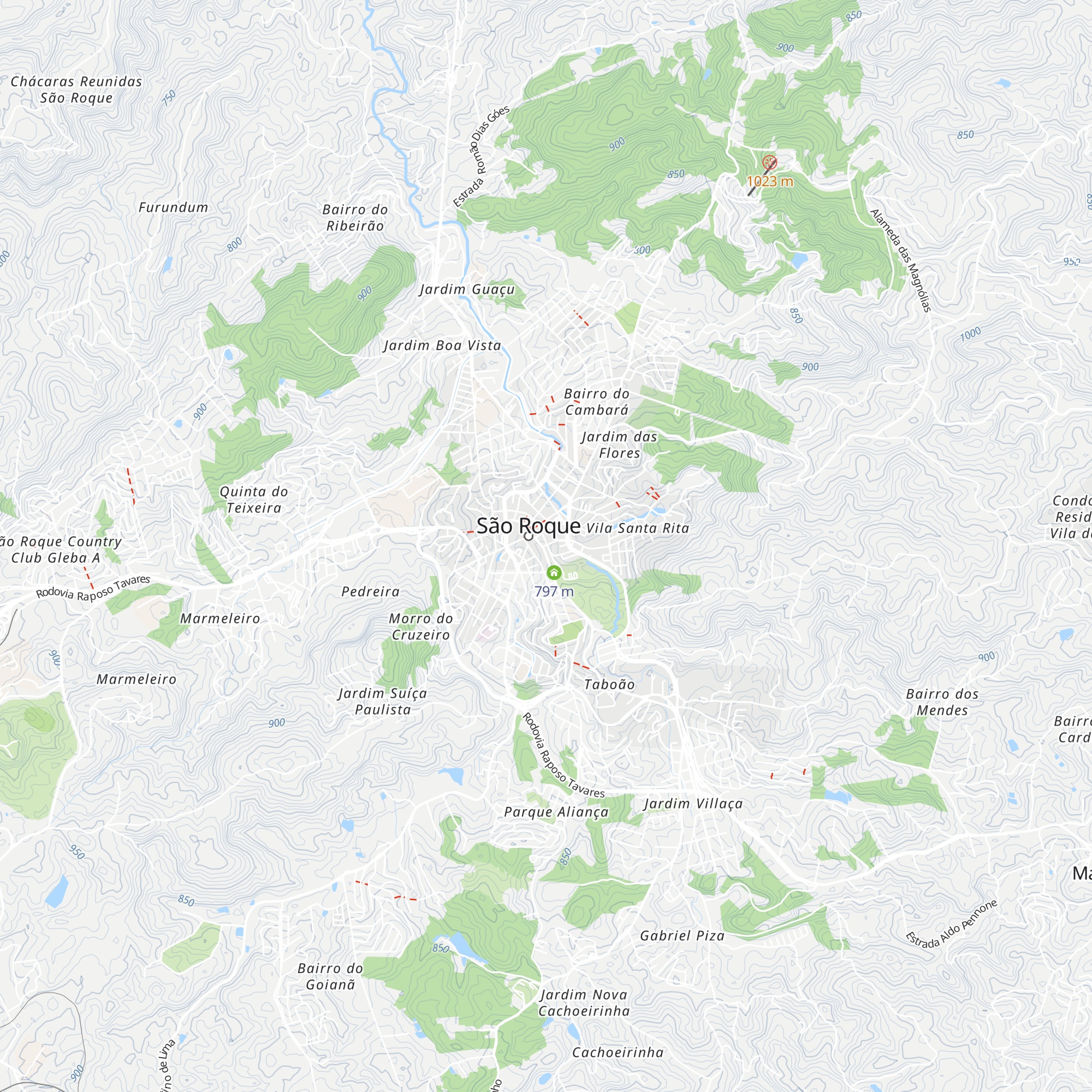 POT de São Roque map