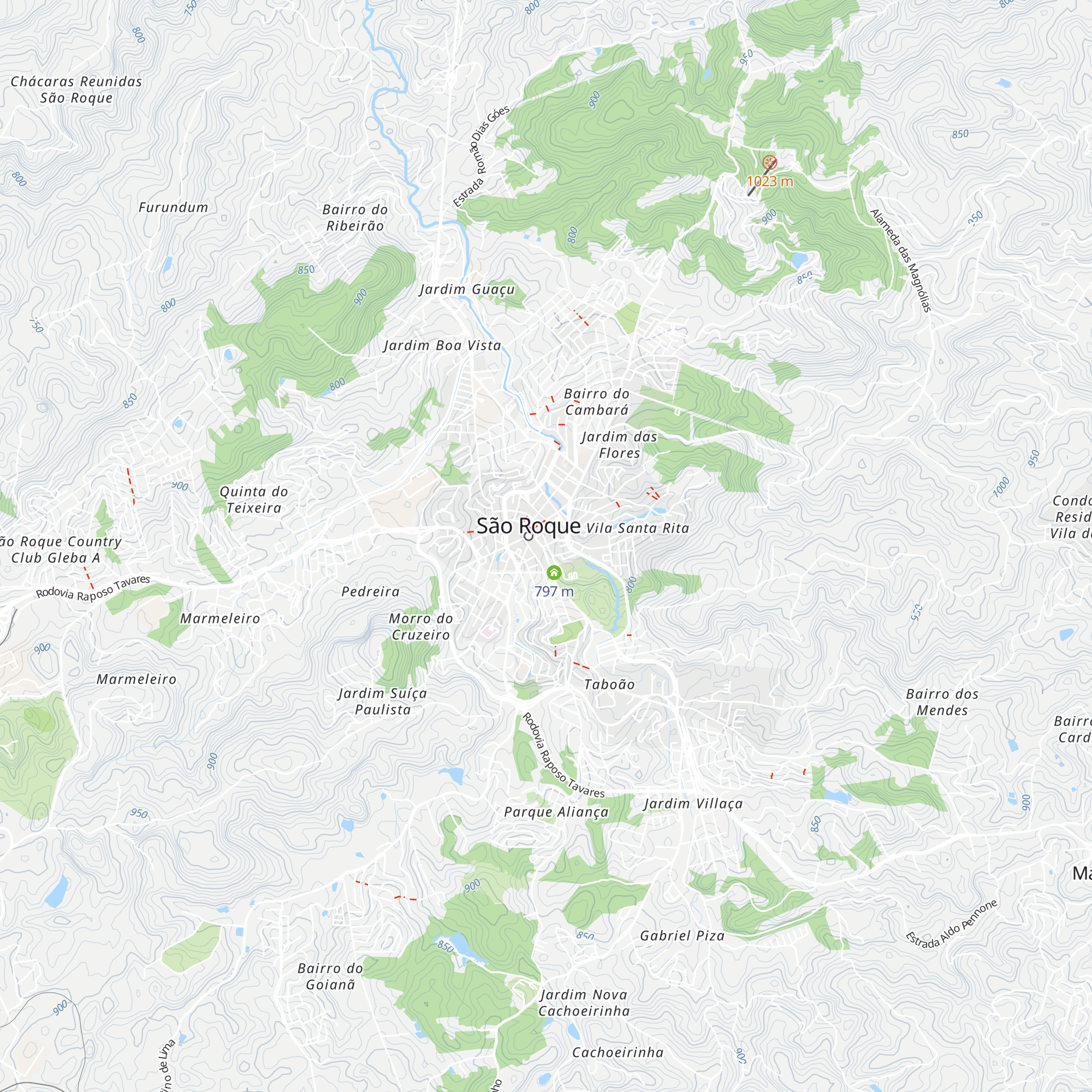 POT de São Roque map