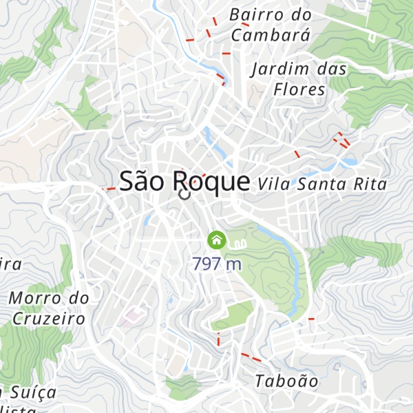 Map of POT de São Roque