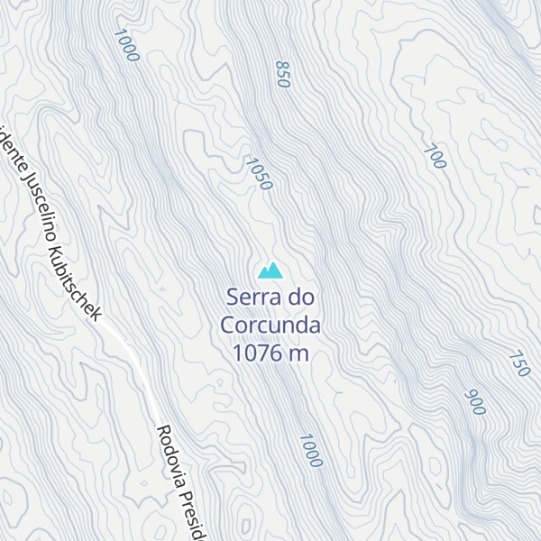 Map of Serra do Corcunda