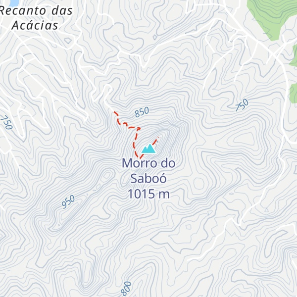 Map of Morro do Saboó