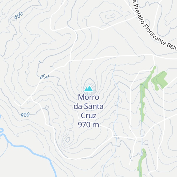 Map of Morro da Santa Cruz