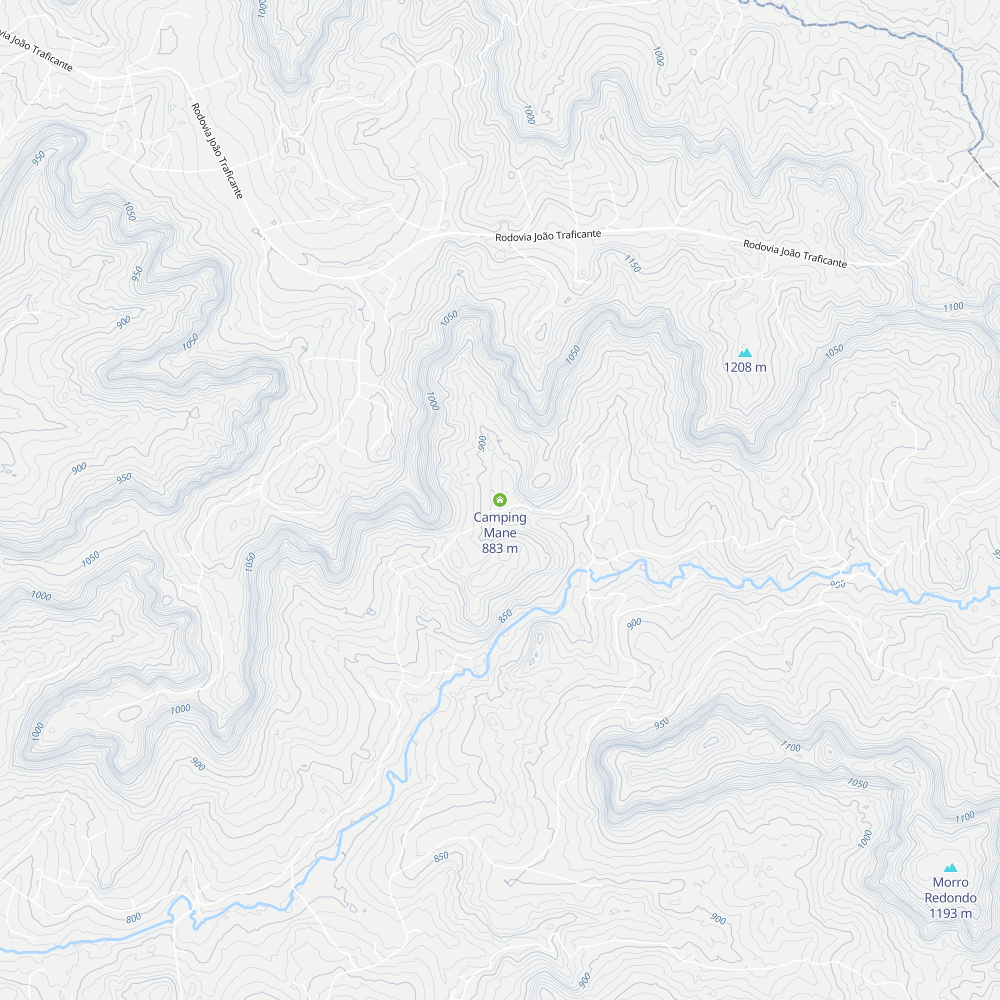Camping Mane map