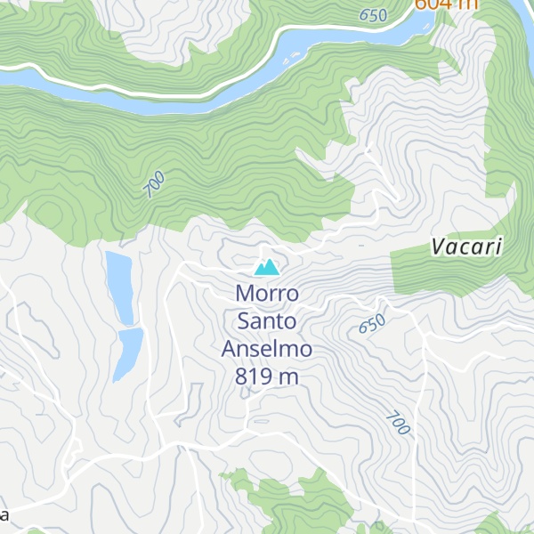 Map of Morro Santo Anselmo