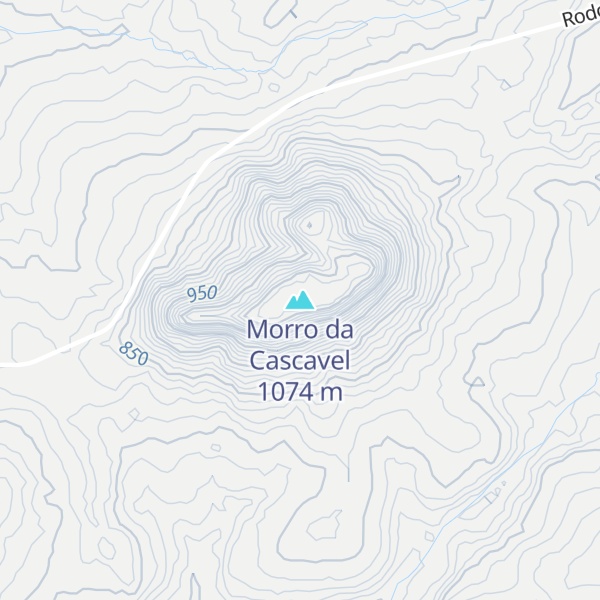 Map of Morro da Cascavel