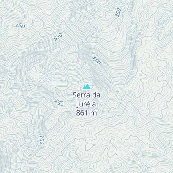 Map of Serra da Juréia