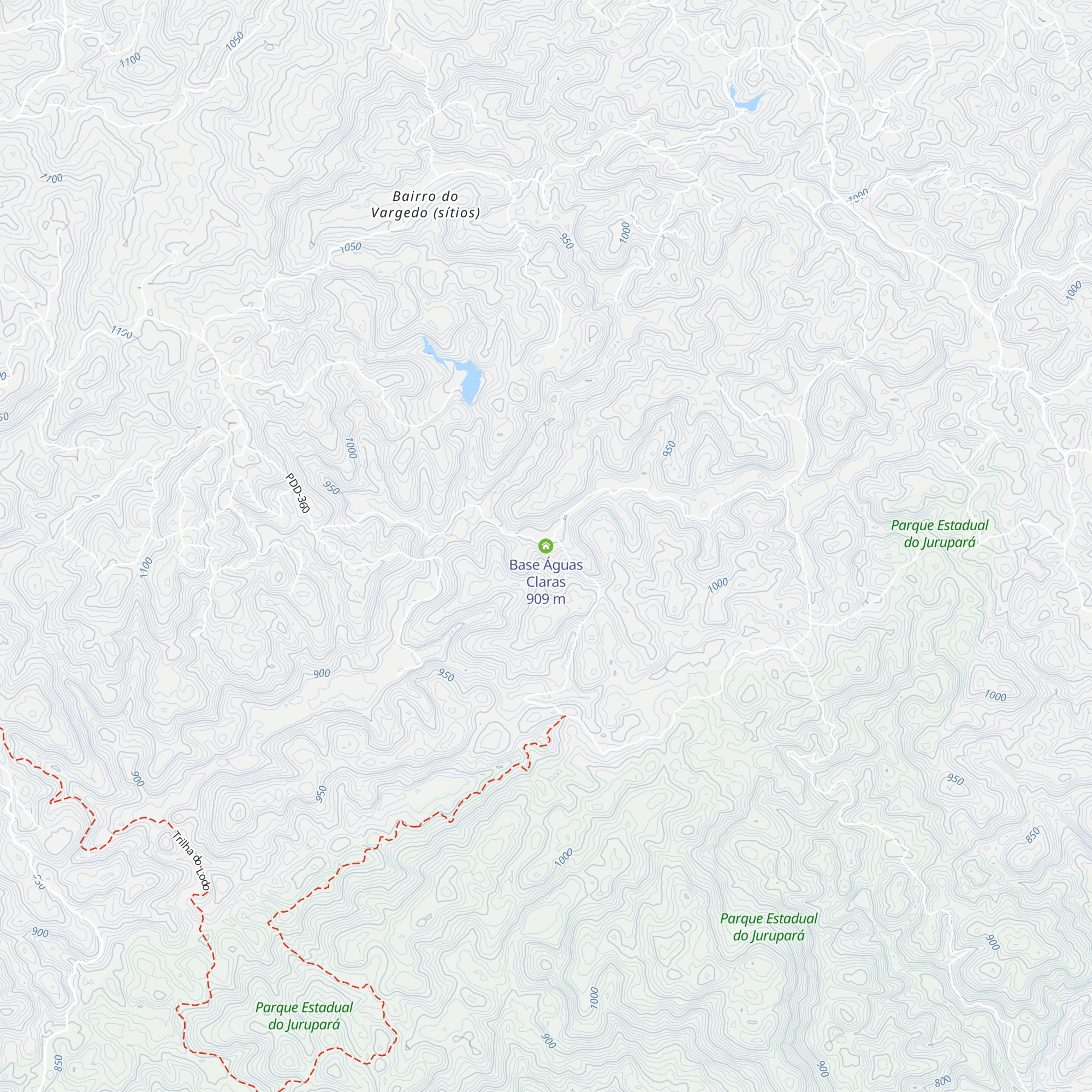 Base Águas Claras map