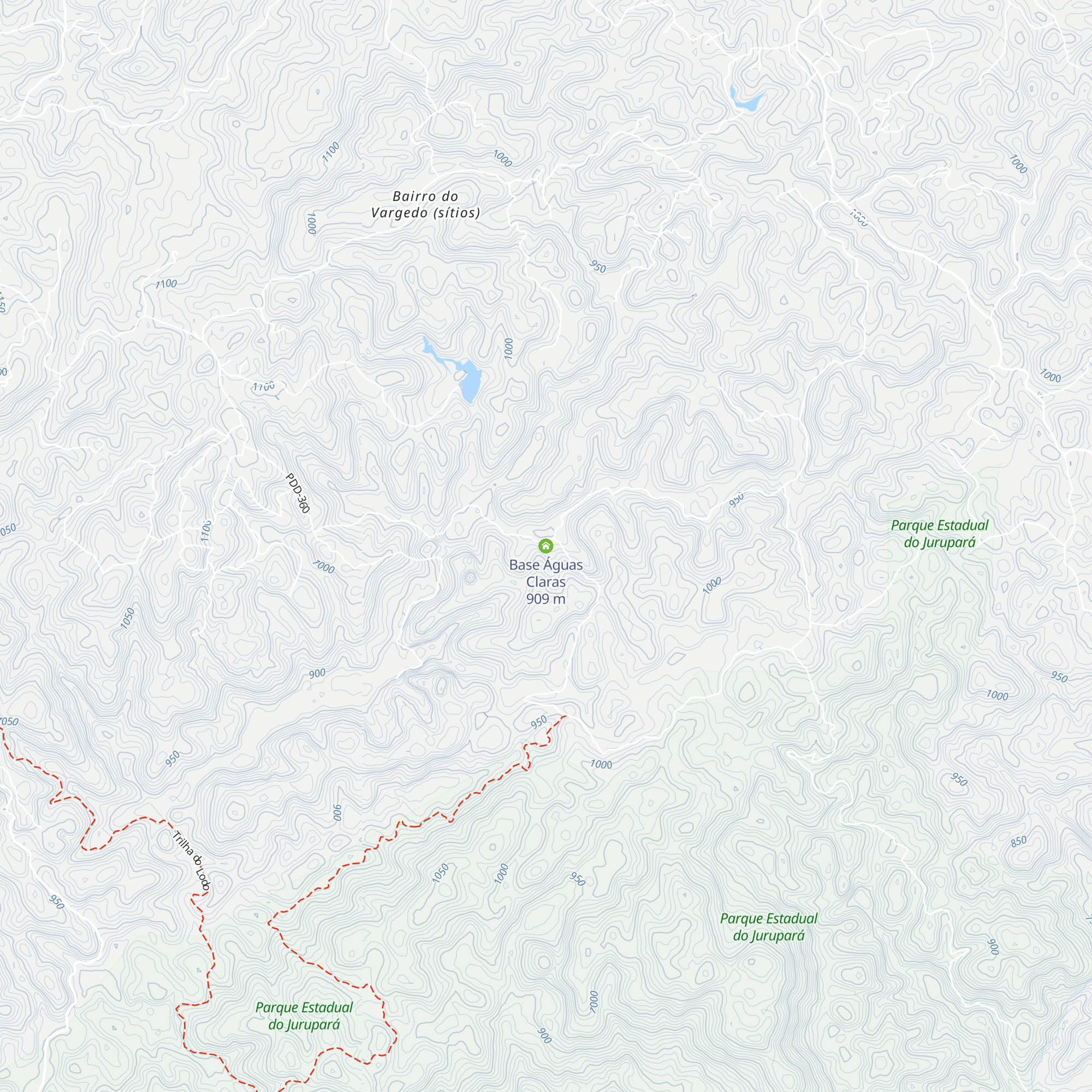 Base Águas Claras map