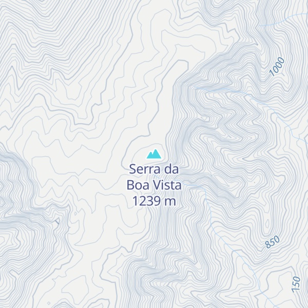 Map of Serra da Boa Vista