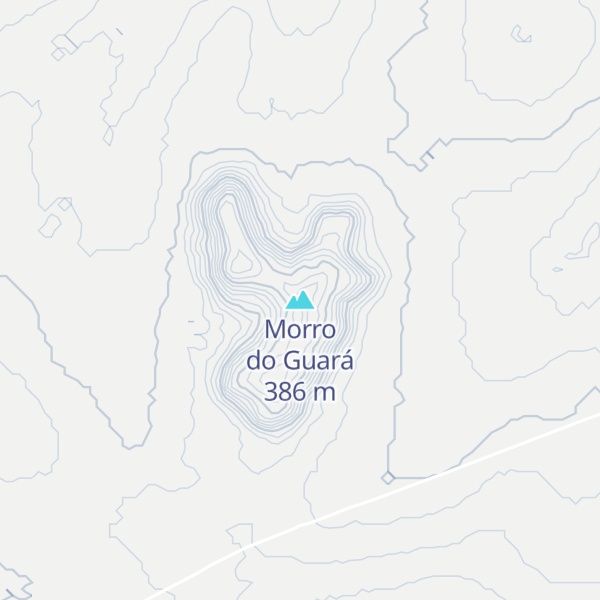 Map of Morro do Guará