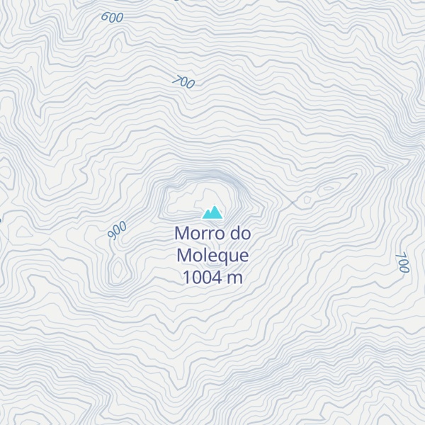 Map of Morro do Moleque