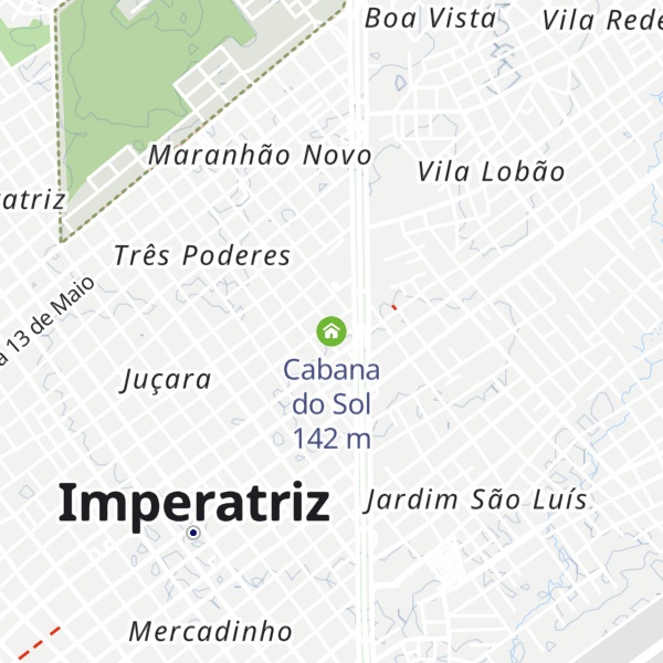 Map of Cabana do Sol