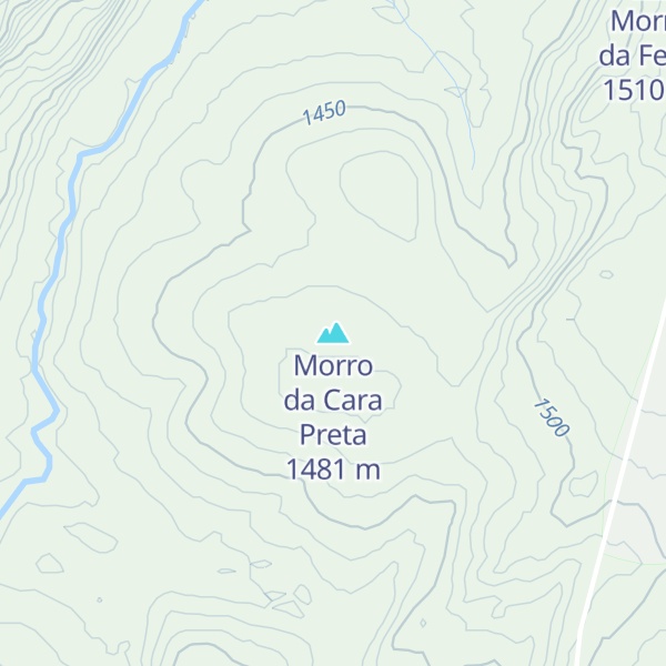 Map of Morro da Cara Preta
