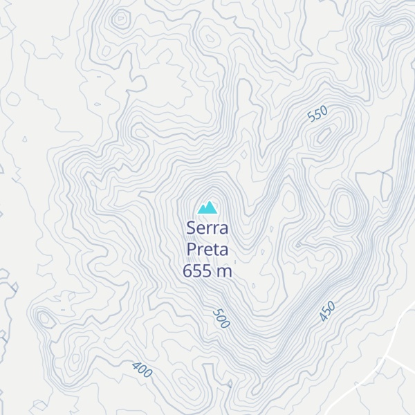 Map of Serra Preta