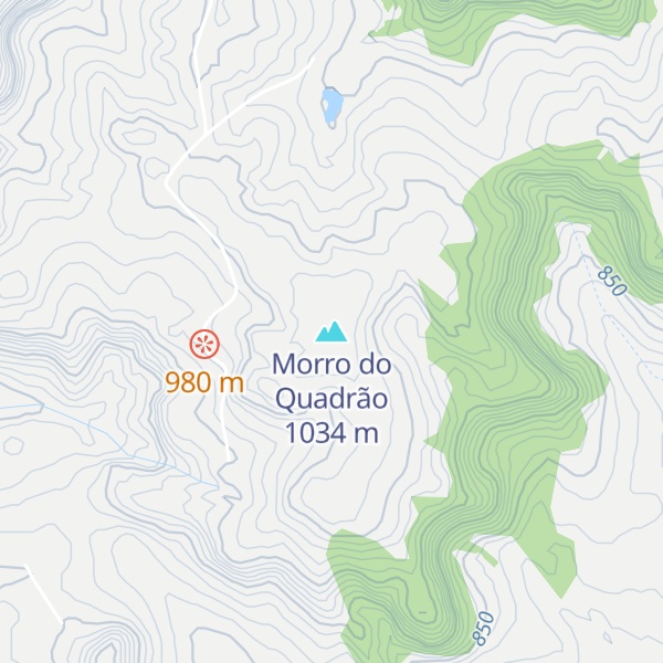 Map of Morro do Quadrão