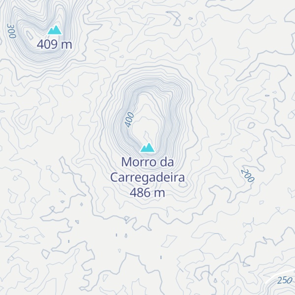 Map of Morro da Carregadeira