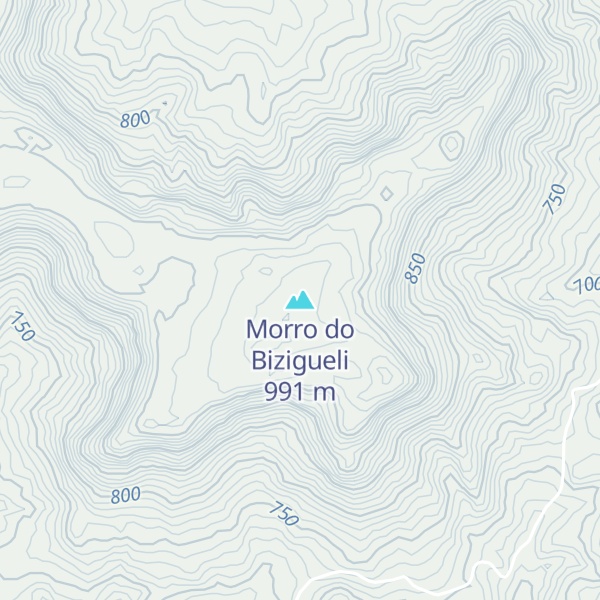Map of Morro do Bizigueli