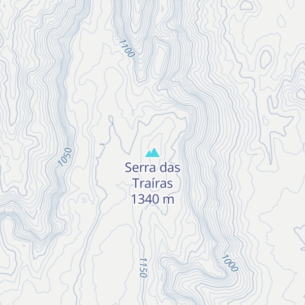 Map of Serra das Traíras