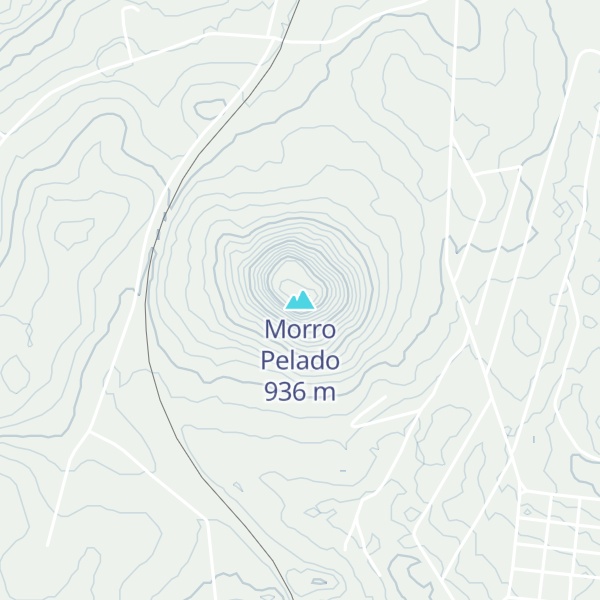 Map of Morro Pelado