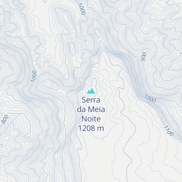 Map of Serra da Meia Noite