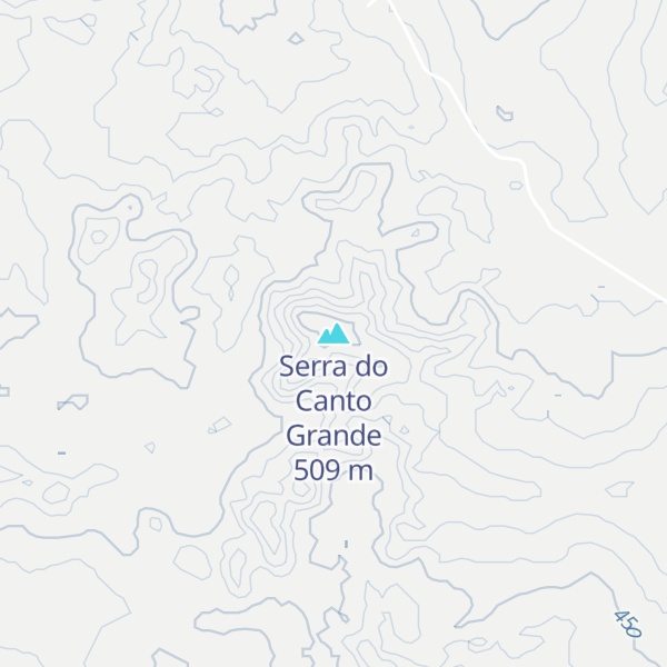Map of Serra do Canto Grande
