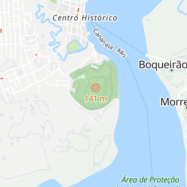 Map of Morro de São João