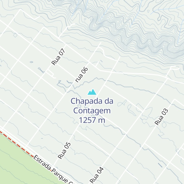 Map of Chapada da Contagem