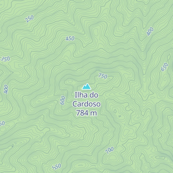 Map of Ilha do Cardoso
