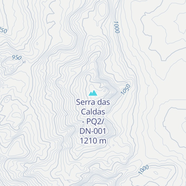 Map of Serra das Caldas - PQ2/DN-001