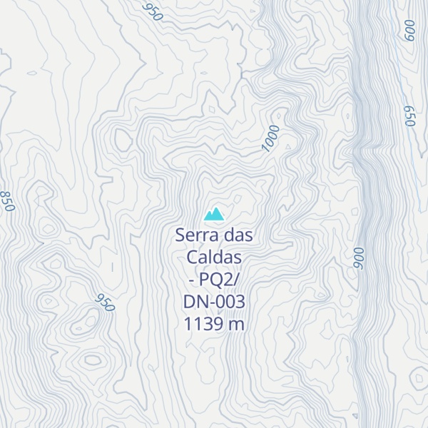 Map of Serra das Caldas - PQ2/DN-003