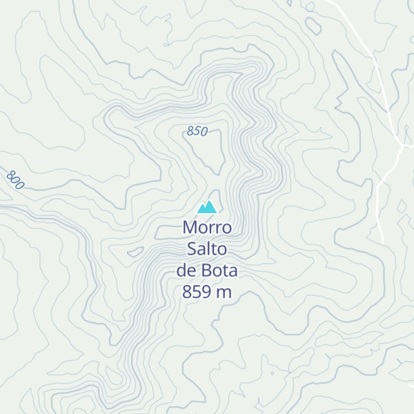 Map of Morro Salto de Bota