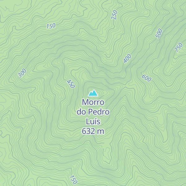 Map of Morro do Pedro Luís