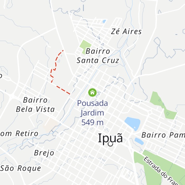 Map of Pousada Jardim