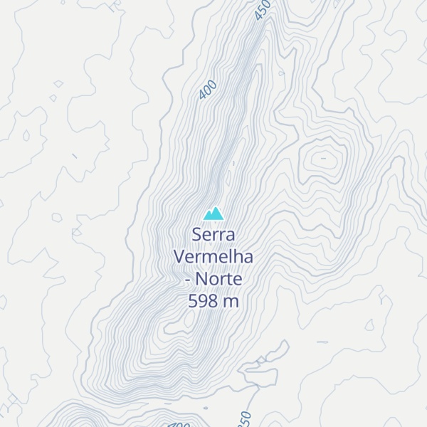 Map of Serra Vermelha - Norte