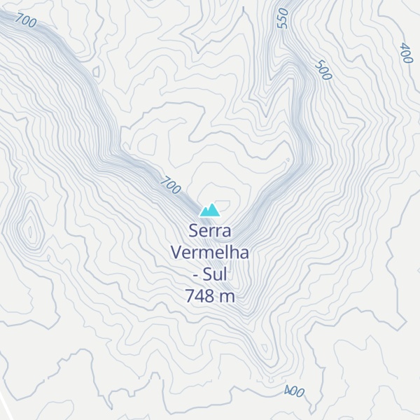 Map of Serra Vermelha - Sul