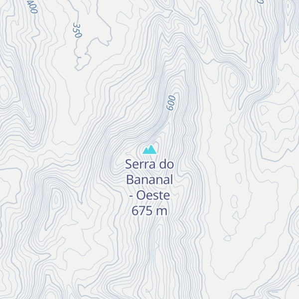 Map of Serra do Bananal - Oeste