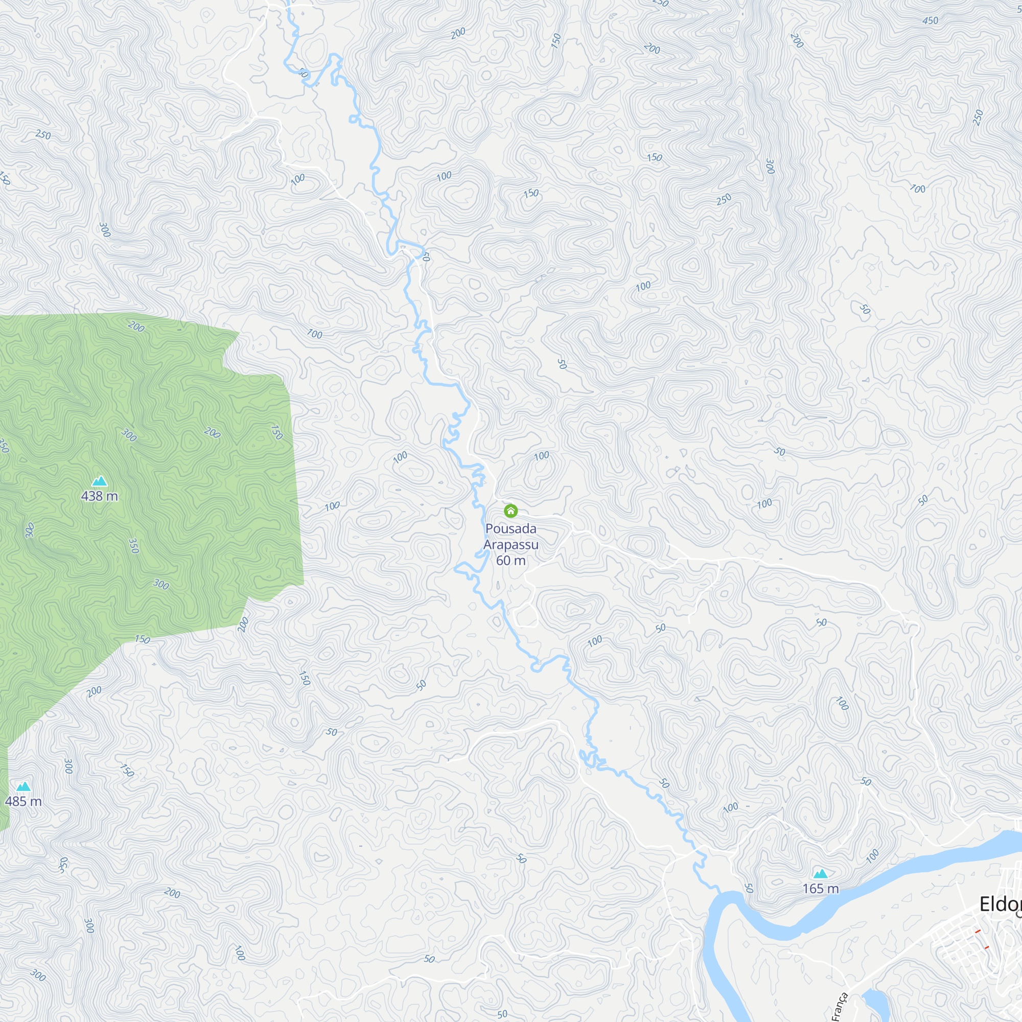 Pousada Arapassu map