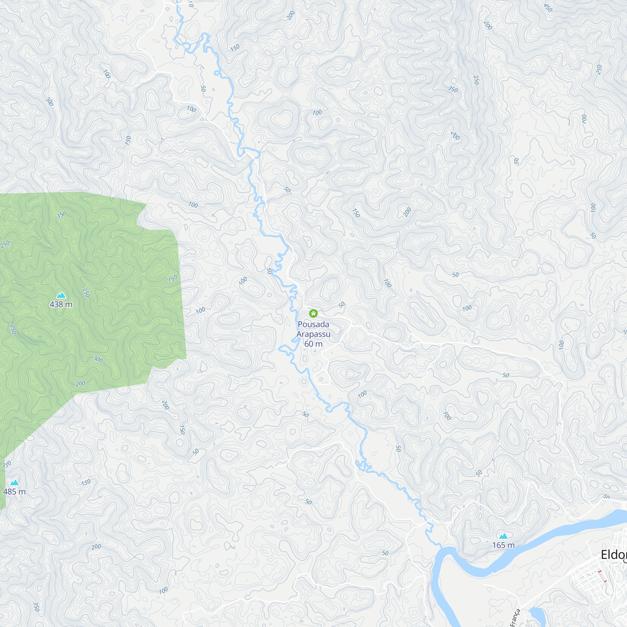 Pousada Arapassu map