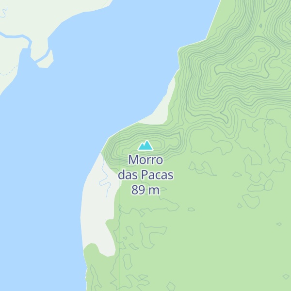 Map of Morro das Pacas