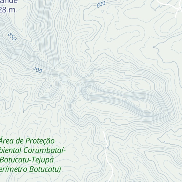 Map of Morro dos Órgãos