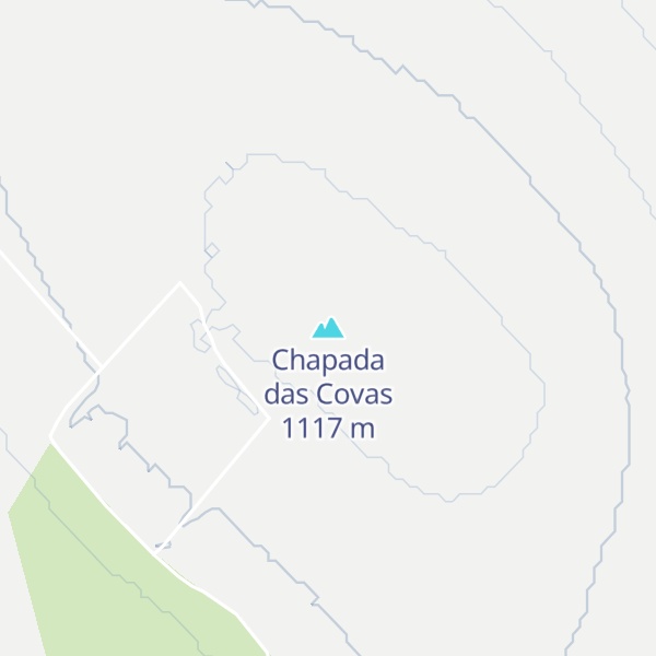 Map of Chapada das Covas